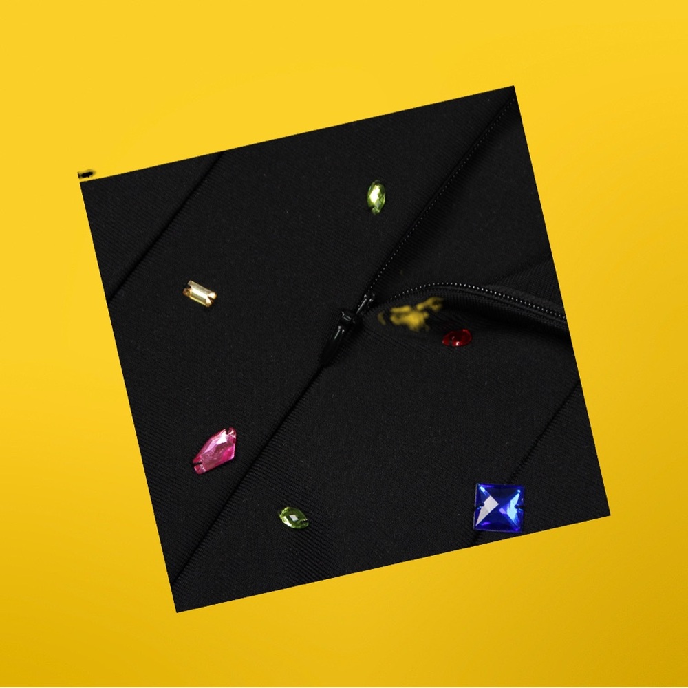 Bandage Dress with Embellishment - Picture 6 of 14